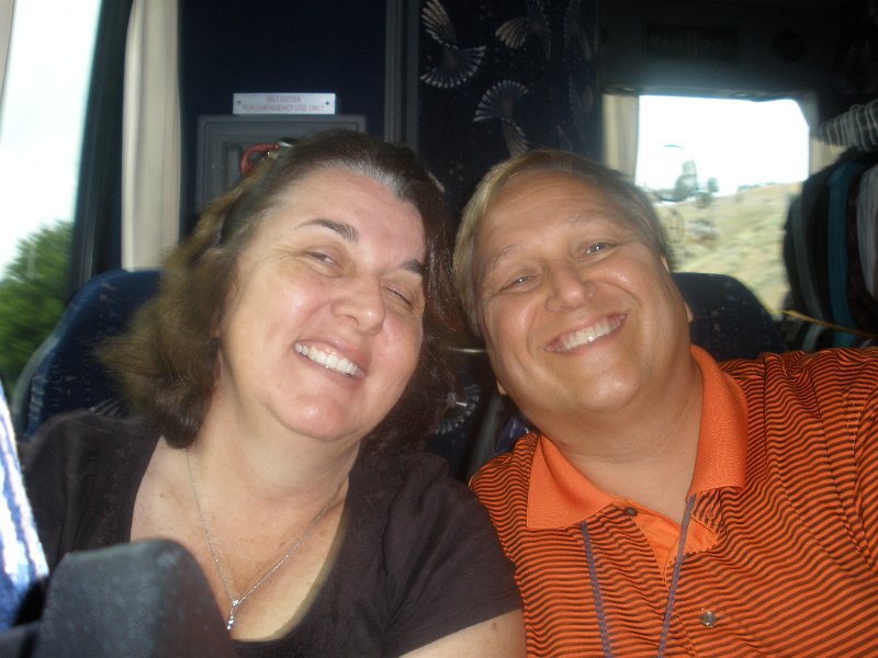 Trip (40).JPG - Sharon and Ken on the bus ready for more adventure.